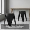 Geometric Stackable Stool Modern Design FourLegged Utility SpaceSaving Household Furniture for