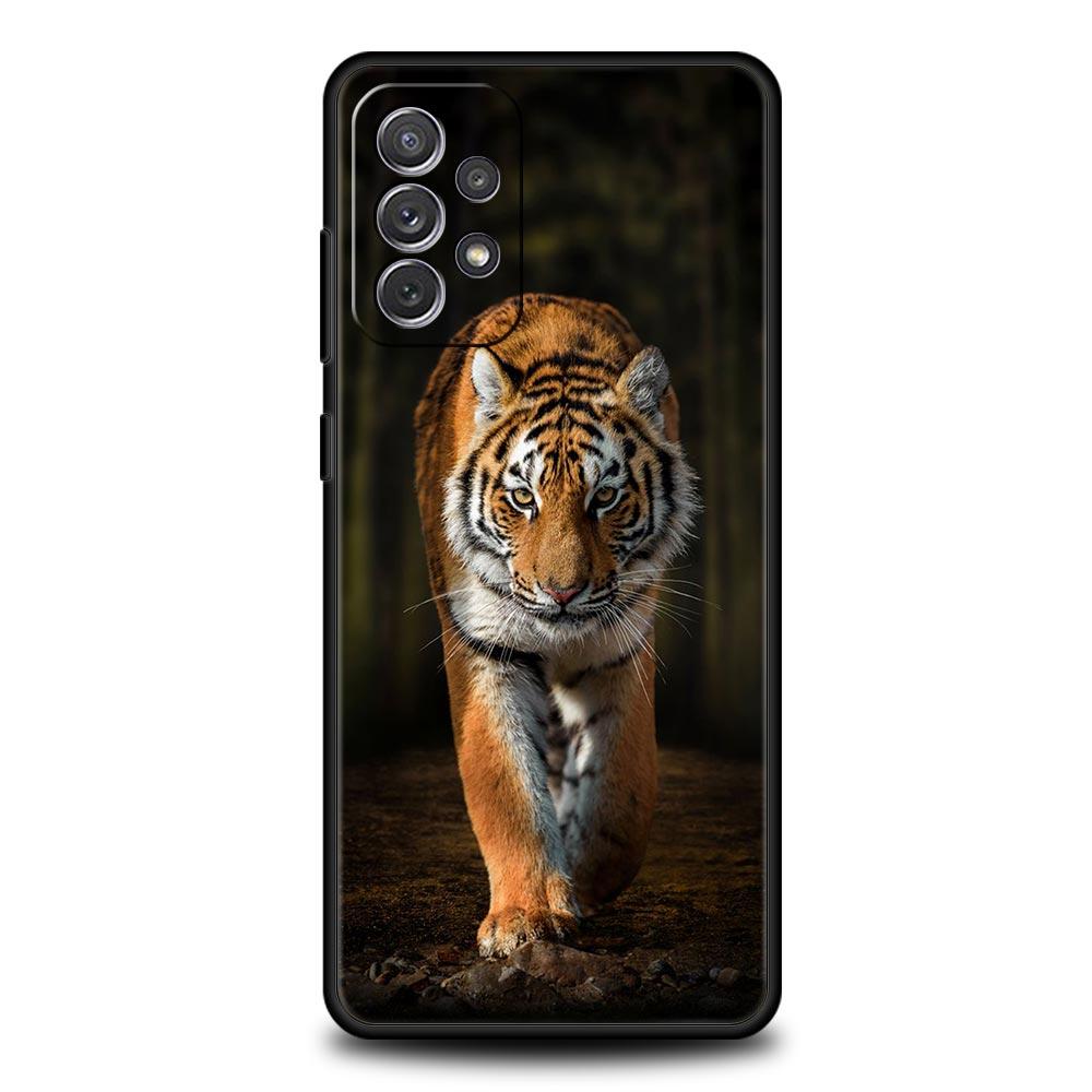 Tiger Animal Phone Case For Samsung Galaxy A73 A53 A33 5G A13 4G A03 A23 A21s A03s A11 A31 A41 A51 A52 A71 M21 M22 M31 A01 Cover