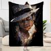 Michael Jackson Mj Iconic Style Blanket Soft Warm Cozy Perfect For Office Seaside Sofa Four Seasons Multipurpose Digital Print Best Holiday Gift For F