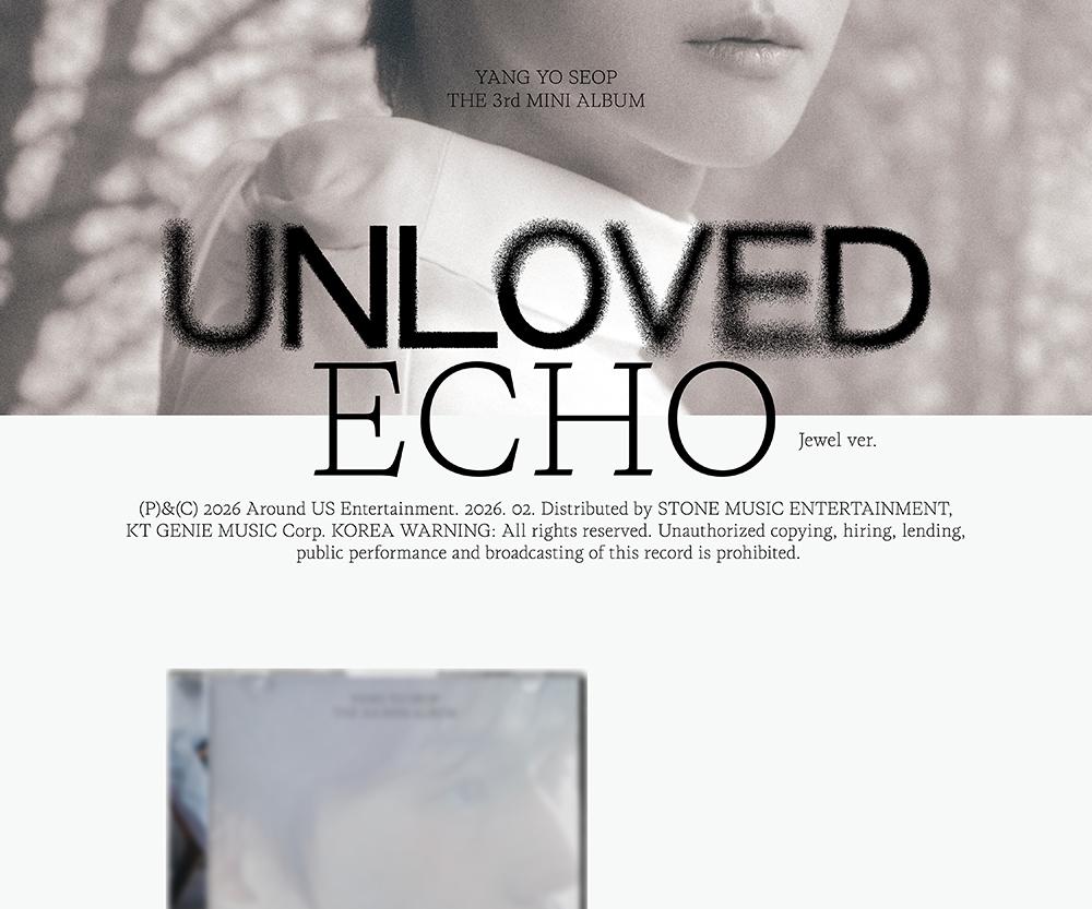 [POB] YANG YO SEOP (ATRAKCJA) - TRZECI MINI ALBUM [Niekochany Echem] (JEWEL / PLATFORM ver.)