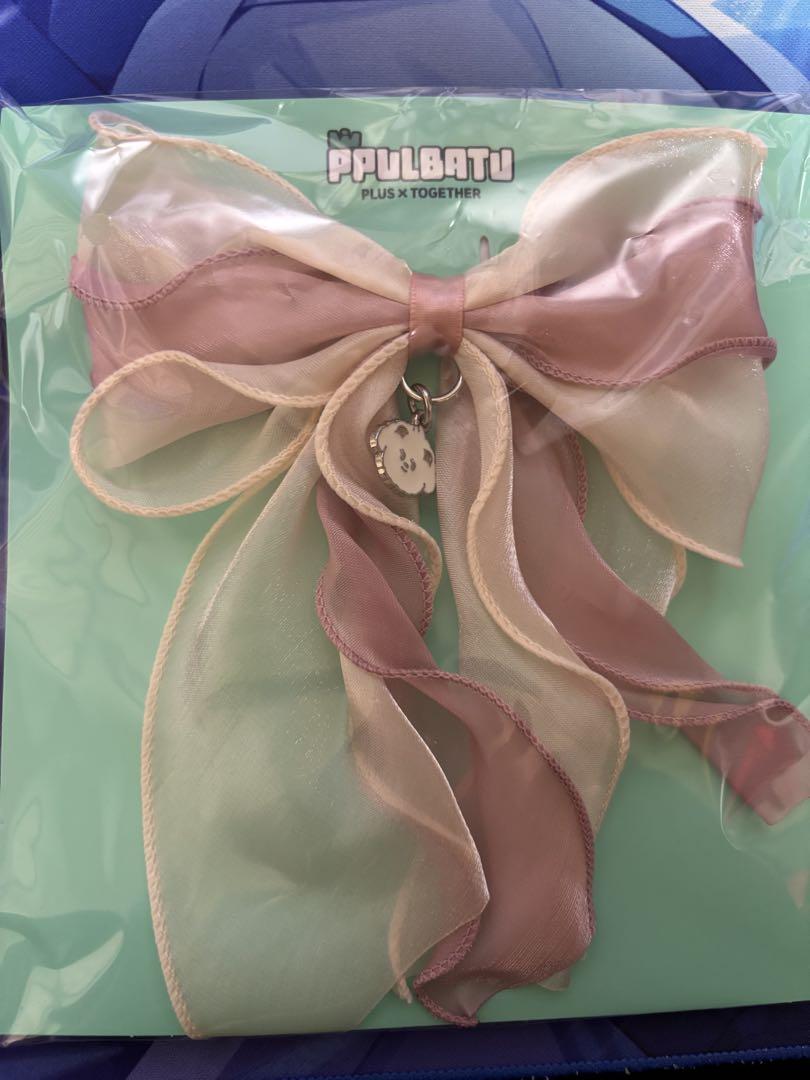 

[USED] txt Bamguk Hair Tie Ribbon Purbatu Beomgyu