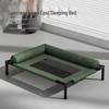 All-Season Washable Elevated Pet Bed: Mesh Fabric, Moisture-Proof, for Small to Large Dogs and Cats. Perfect for Camping.