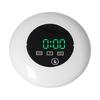 LED Digital Alarm Clock Mirror Clock Thermometer Clock 7 Color Electronic Clock for Bedroom Office