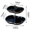 Ceramic Snack Dish And Fruit Bowl for Kitchen Use Desktop Display