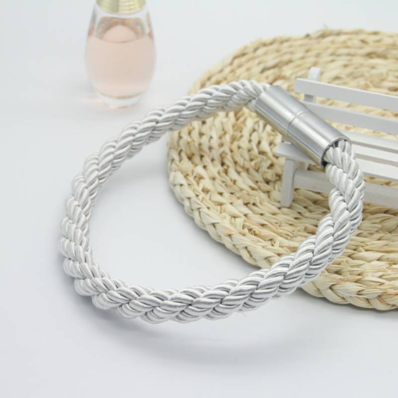 Magnetic Tiebacks Curtain Modern Simple Style Drape Backs Weave  Rope Holdback