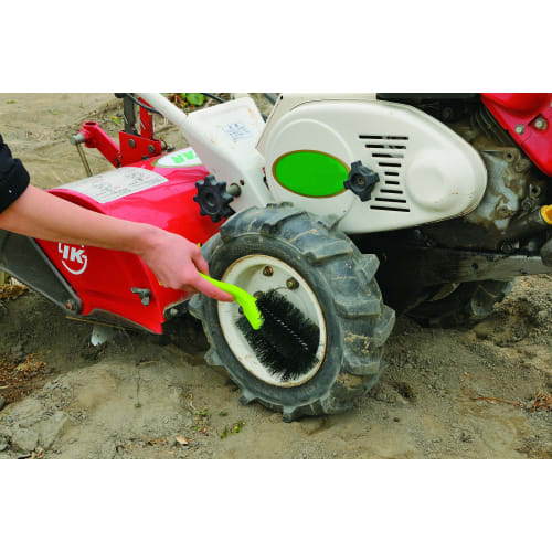 Azuma Brush, Large Corner Cleaning Hard Brush, 9cm Wide X 25cm Long, Scrubs Away Stubborn Mud, AZ655