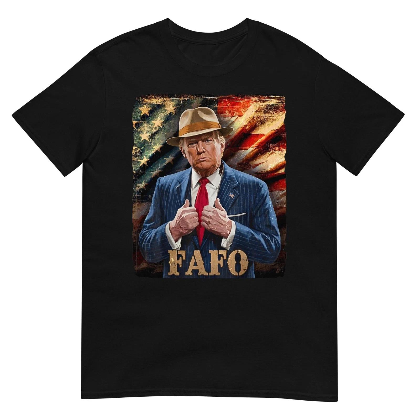 Funny Fafo Trump Fafo American USA T shirt 2XL