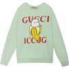 Gucci Sweatshirts Unisex Green Crew Neck Moderate 617964-XJDGS-3614
