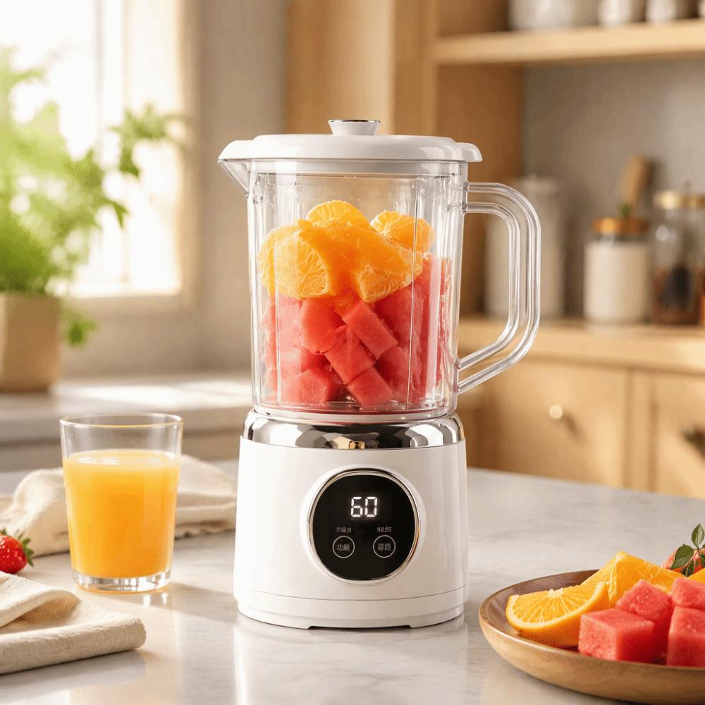 USB Rechargeable Electric Fruit Juicer Double Blades Large Capacity  Juicer Portable Juicer  Travel