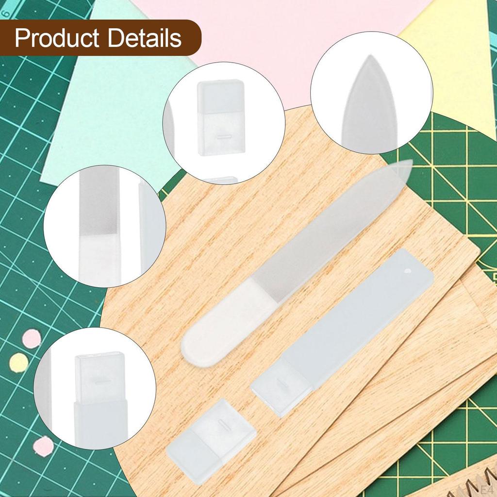 Szklany Pilnik do Modeli Montaż Modeli Budowa Modeli Grawerowanie,Odporny na rdzę,DIY,Narzędzie do szlifowania pilnikiem