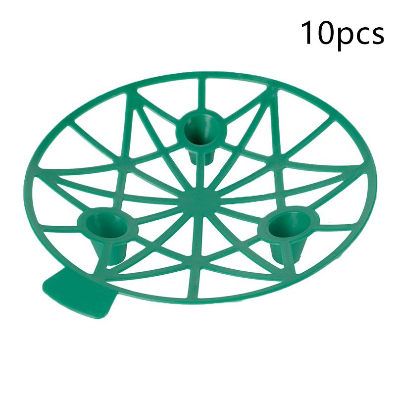 

10Pcs Watermelon Stand Fruit Stand Support Basket Frame Vegetables Plant Tray Rack Melon Squash Pumpkin Protective Holder зелений