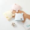 Lovely Newborn Hospital Hat Preemie Boys Girls Beanie Solid with Bear Pattern Infant Baby Hats for Spring Autumn Gift