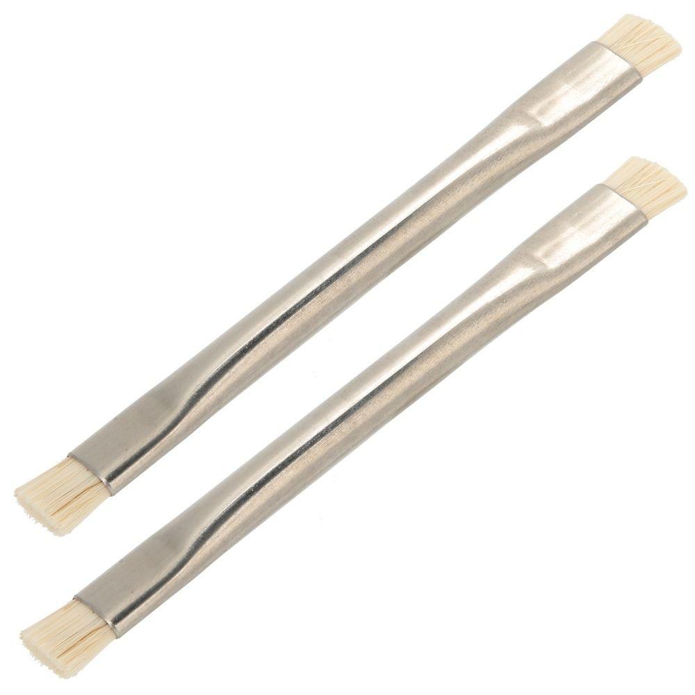 2Pcs Short Bristle ESD Safe Motherboard Cleaning Brush Metal PCB Board Cleaner  Phone Accessories