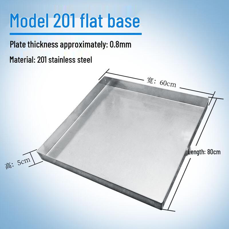 Handun Commercial 304 Stainless Steel Square Flat Tray