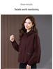 Women's Casual Hooded Jacket - 2024 Spring/Autumn Fashion, Loose Slim Fit, Petite Mom Style, Short Pure Cotton Top