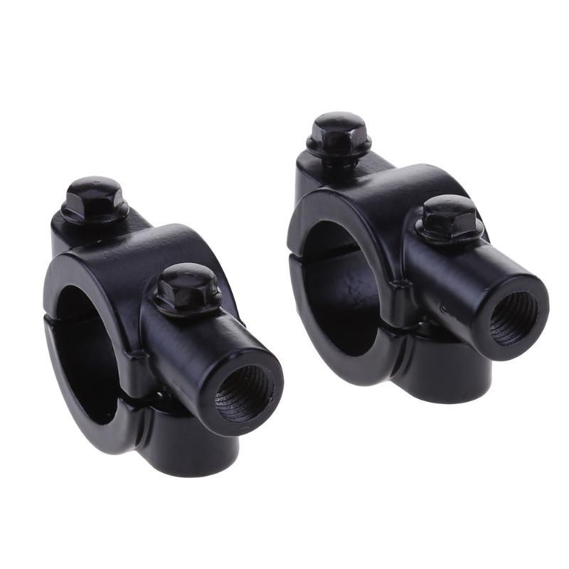 2pcs Motorcycle Handlebar Metal Rear View  Mirror Mount Holder Accessories Motor   Clamp Bracket