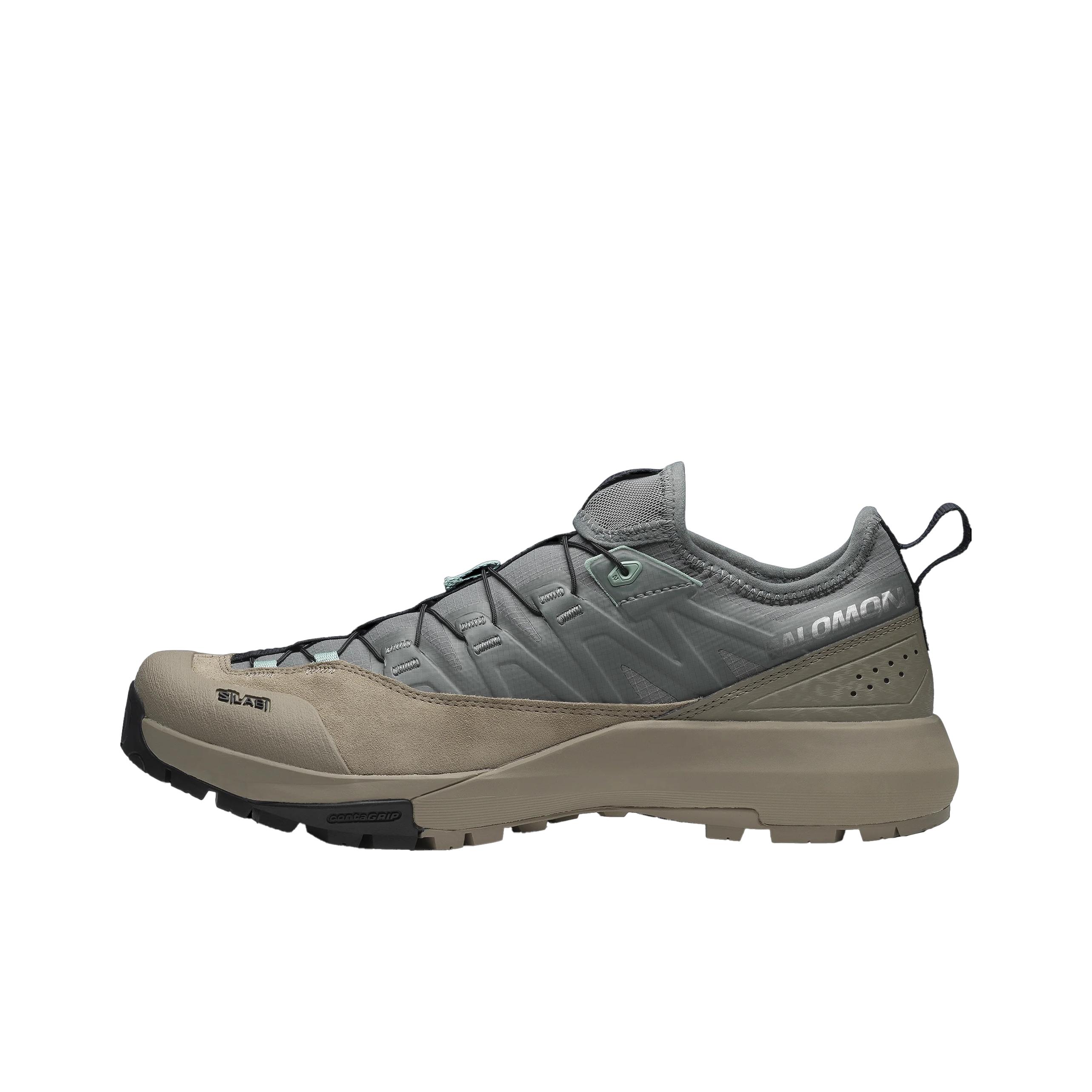 Кроссовки Salomon Alpinway Advanced Sedona Sage Унисекс Серый Fallen-Rock Blue-Surf L47731100 44⅔