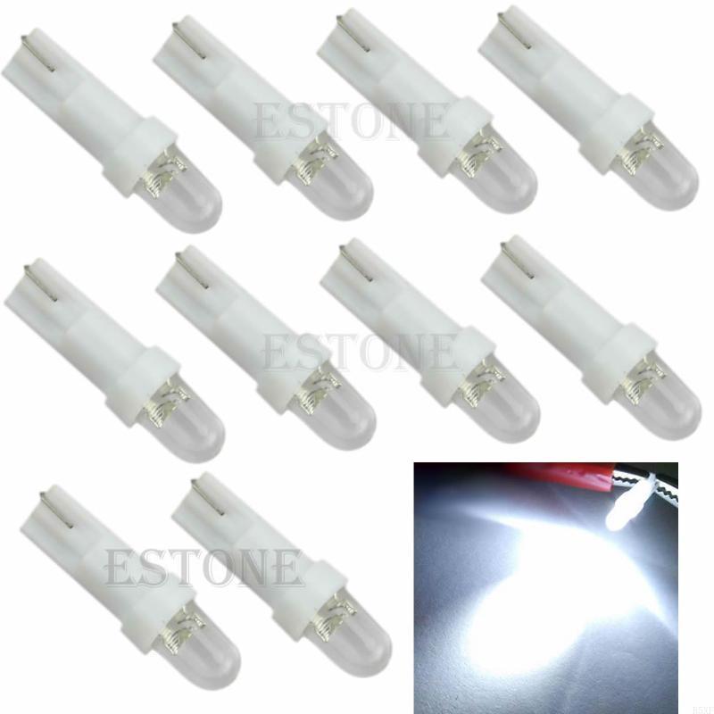 

2025 New New 10Pcs 12V LED Blue Car Dashboard Gauge Light Lamp Bulb белый