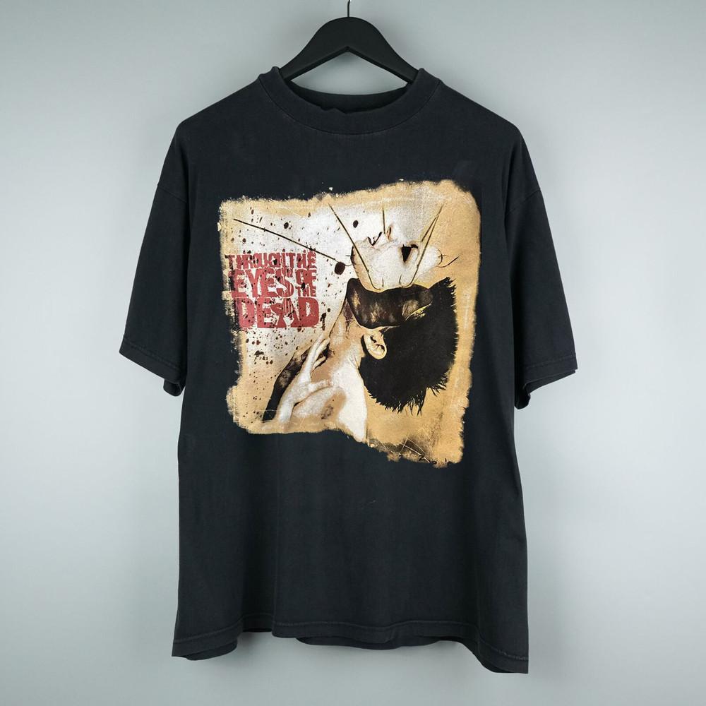 Through the Eyes of the Dead Black T-Shirt Cotton Full Size Unisex T-Shirt S