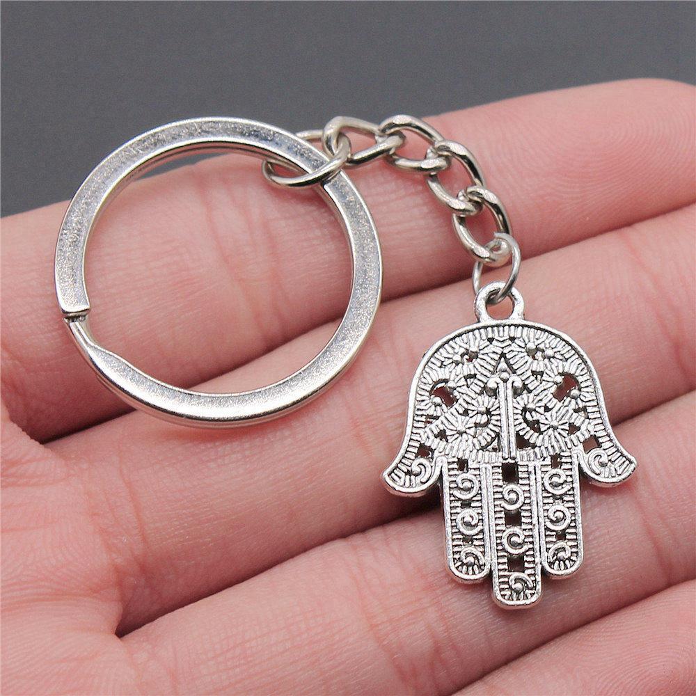 Hamsa Hand Eye Of Horus Key Ring Women's Jewelry Anniversary Creative Gifts For