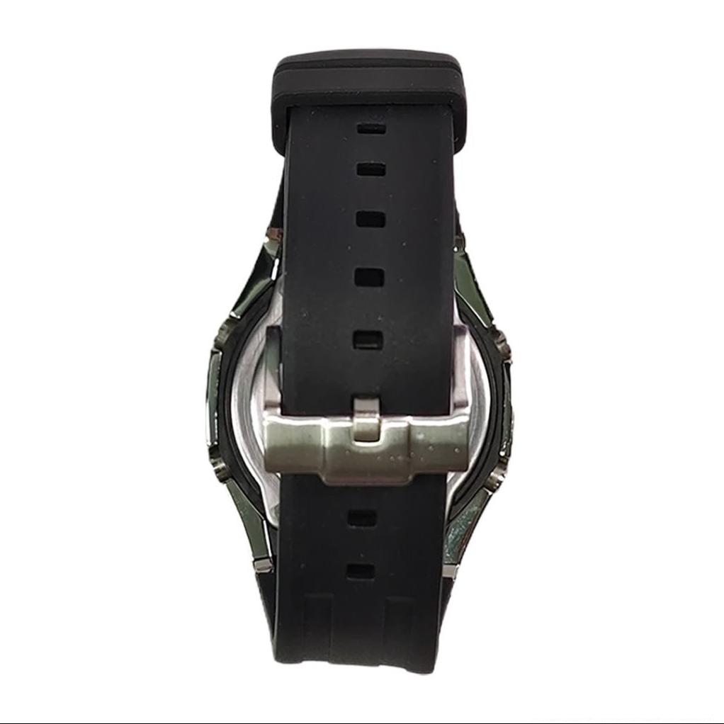 Casio Men Liquid Crystal/Analog Dual Display Series Black Watch GA-2100-1A