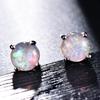 Korean & Japanese Style Opal Earrings: Elegant Studs & Pendants for Women