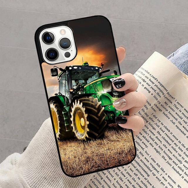 Tractor Car Phone Case For iPhone 17 Air 16 15 14 13 12 11 Pro Max Plus Max Cover Shell coque