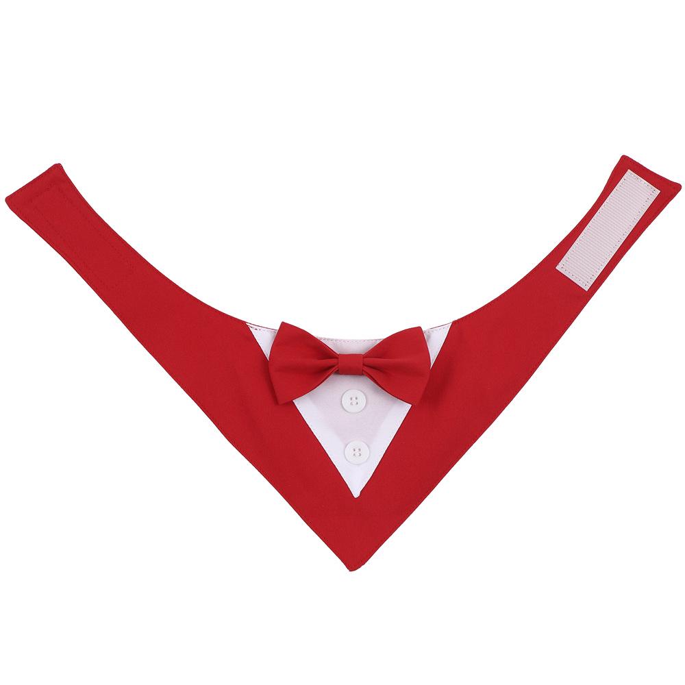 Multicolor British Style Dog Bandana - Wedding Pet Triangle Scarf