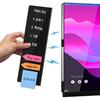 Magnetic Monitor Memo Board, Acrylic Message Reminder Board for Moniter Side, Office Desk Accessories for Women Men, Computer Sticky Note Holder Home