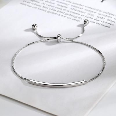 925 Sterling Silber Einfache Charme Armband & Armreif für Frauen Mädchen Partei Schmuck Sl323