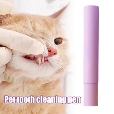 Zahnputzstift für die Mundreparatur von Haustieren, Gel, für Hunde und Katzen, Zahnreinigungsset, 5 ml, Zahnpflege-Gel für Haustiere, Reiniger zur Zahnsteinentfernung, Zahnfleischpflege, frischerer Atem