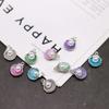 8Pcs Imitation Pearl Shell Pendant Handmade Earrings DIY Jewelry Material Package Bracelet Necklace Earring Accessories.