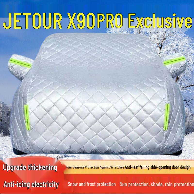 

Jetour X90 PRO Seven-Seater SUV Cover: Sun, Rain, Snow, Frost, Hail Protection, Thickened Sunshade Jetour X90 PRO