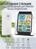 Multi -zone Weather Station with a Wireless Sensor. Termometer, Humidity, Table Hours, Alarm Clock.