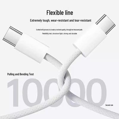 Braided Type-C Cable for Apple 15/17 Fast Charging