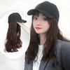 Gorro Peluca para Mujer: Sombrero de Cubo para Cabello Largo y Liso con Opción de Onda Rizada para Principios de Otoño