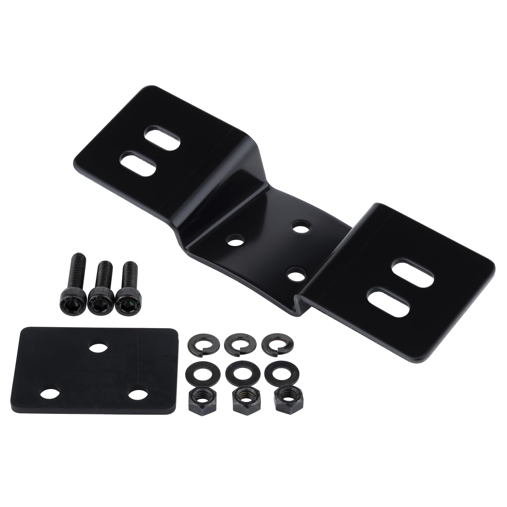

Kijima Motorcycle Number Plate Laydown Bracket, Steel, Fender Scratch Prevention, Black, for Harley Davidson, HD-013914