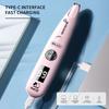 Cordless Pet Dog Electric Groomer Trimmer with LED Light USB Rechargeable Pet Foot Hair Trimmer Low Noise Portable