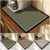 Kitchen Absorbent Draining Mat Super Absorbent Coffee Dish Large Drying Mat Quick Dry Bathroom Drain Pad Kitchen Faucet Placemat