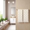 2 Pcs Decorative Boho Hand Towels Bathroom 14X30 100% Cotton Turkish Absorbent Soft Cute Face Bath Towel Set for Farmhouse Boho Bathroom Kitchen