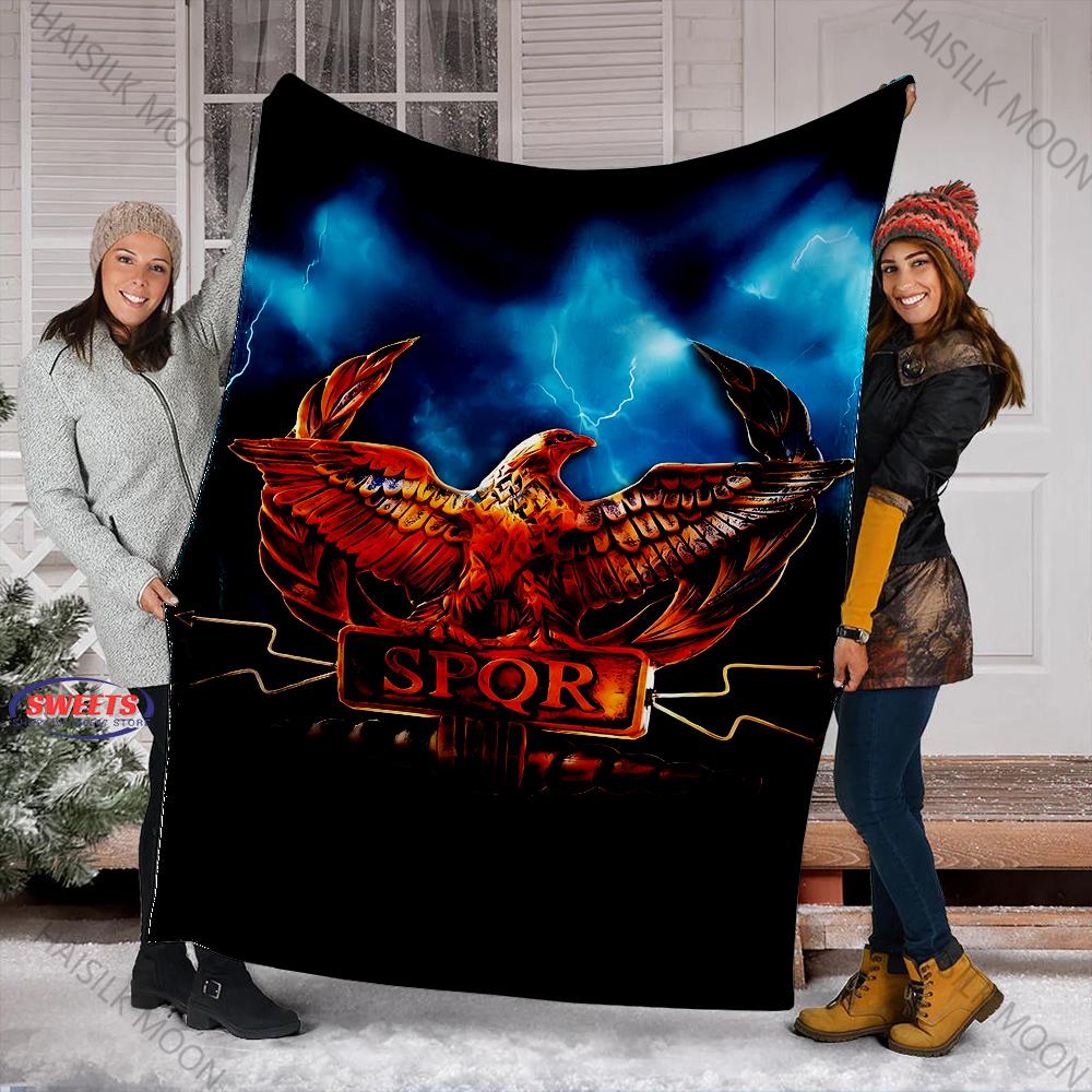 15 Styles Distant Mysterious Roman Empire Print Fluffy Throw Camping Blanket for Children Sofa Throw Thin Blanket Fashion Gifts