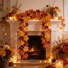 Autumn Maple Leaf Vines: Halloween & Thanksgiving Hanging Decorations