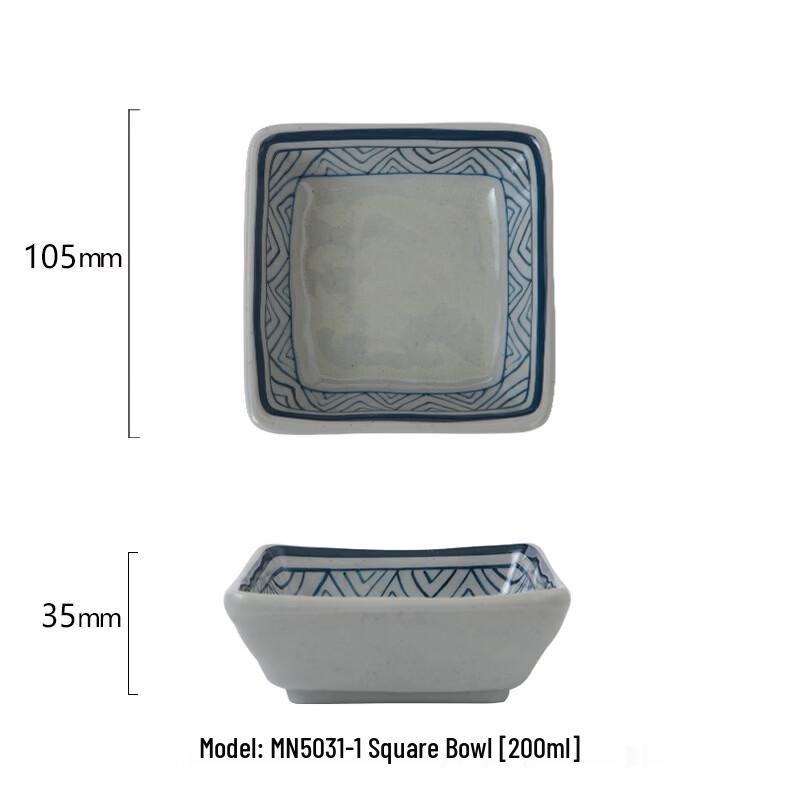 ZISIZ Japanese Melamine Soup & Noodle Bowl