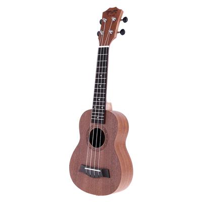 21 Zoll Sopran Ukulele Uke Sapele 15 Fret Vier Saiten Musikinstrument