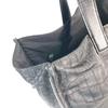 FENDI 7VA367 logo Shoulder Bag Vertical Tote Bag Nylon / Leather Black