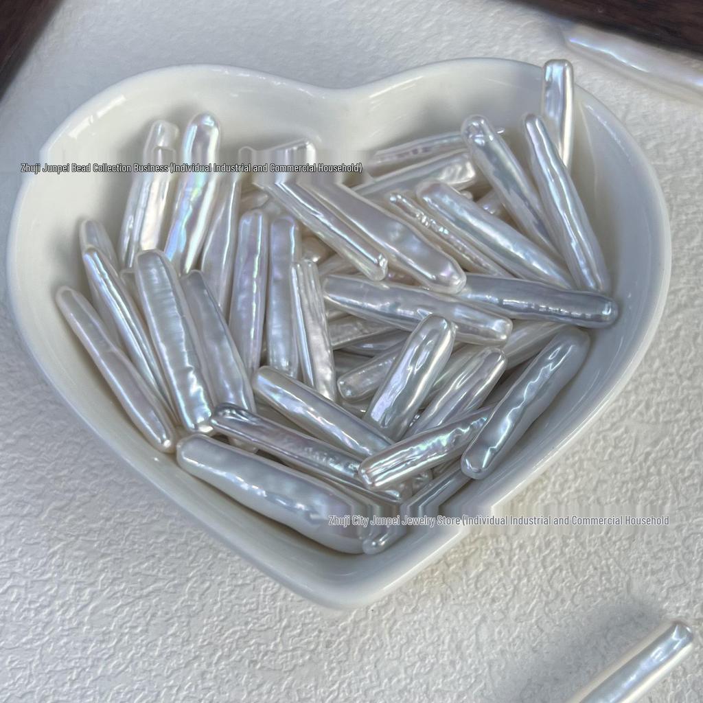 25x5mm Baroque Irregular Lake Yamanaka Pearl Beads - Almost Flawless Raw Material