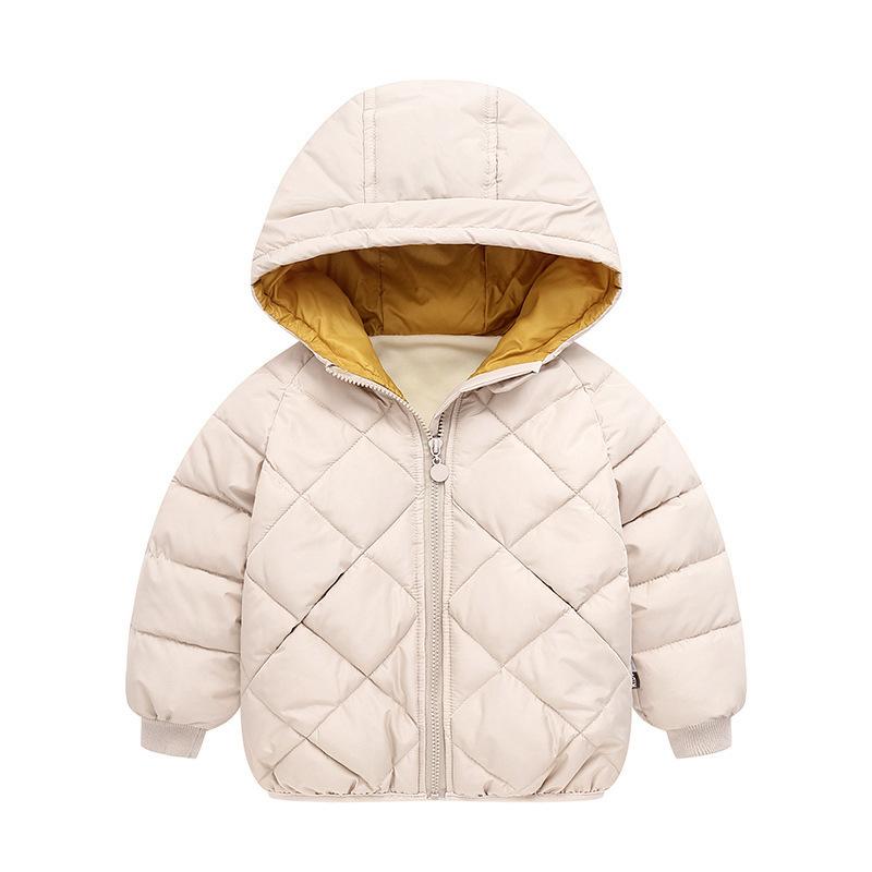 2023 Children's Cotton-padded Autumn and Winter Boys and Girls Casual Fleece Coats