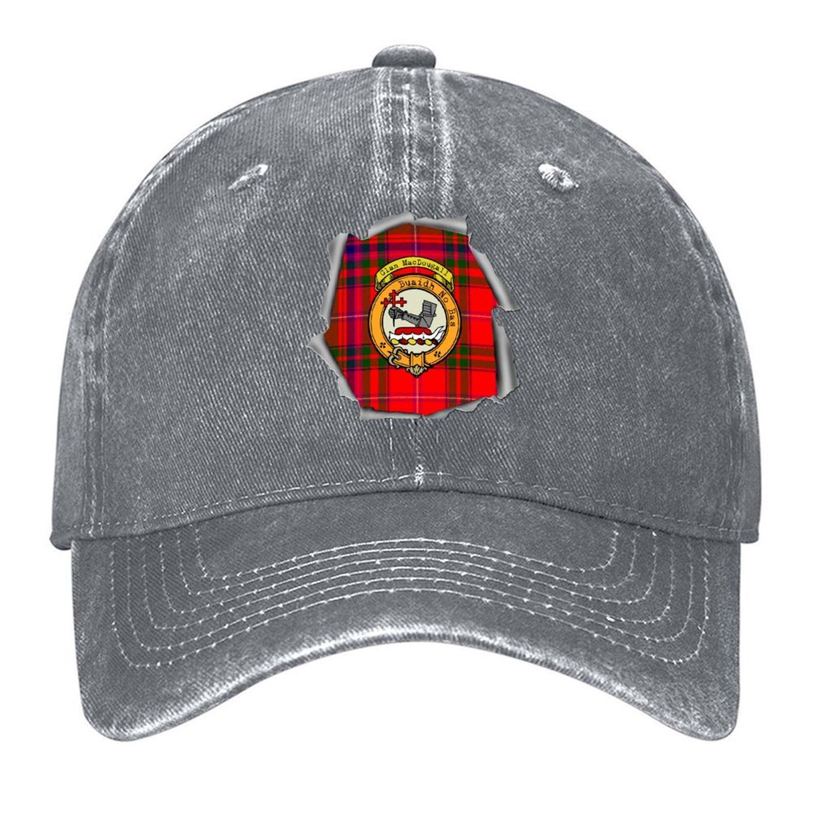 2026 Клан МакДугалл Шотландская Фамилия Герб И Тартан Бейсболка Рыболовная Кепка Винтажные Аниме Мужские Кепки Женские