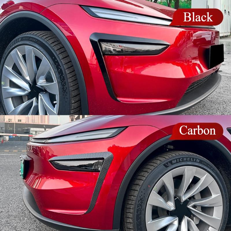 Do Tesli Model Y Juniper 2025 Przedni Zderzak Lampa Przeciwmgielna Wiatrówka Spoiler Pokrywa Listwy Lampy Przeciwmgielnej Akcesoria Brwi Lampy Przeciwmgielnej