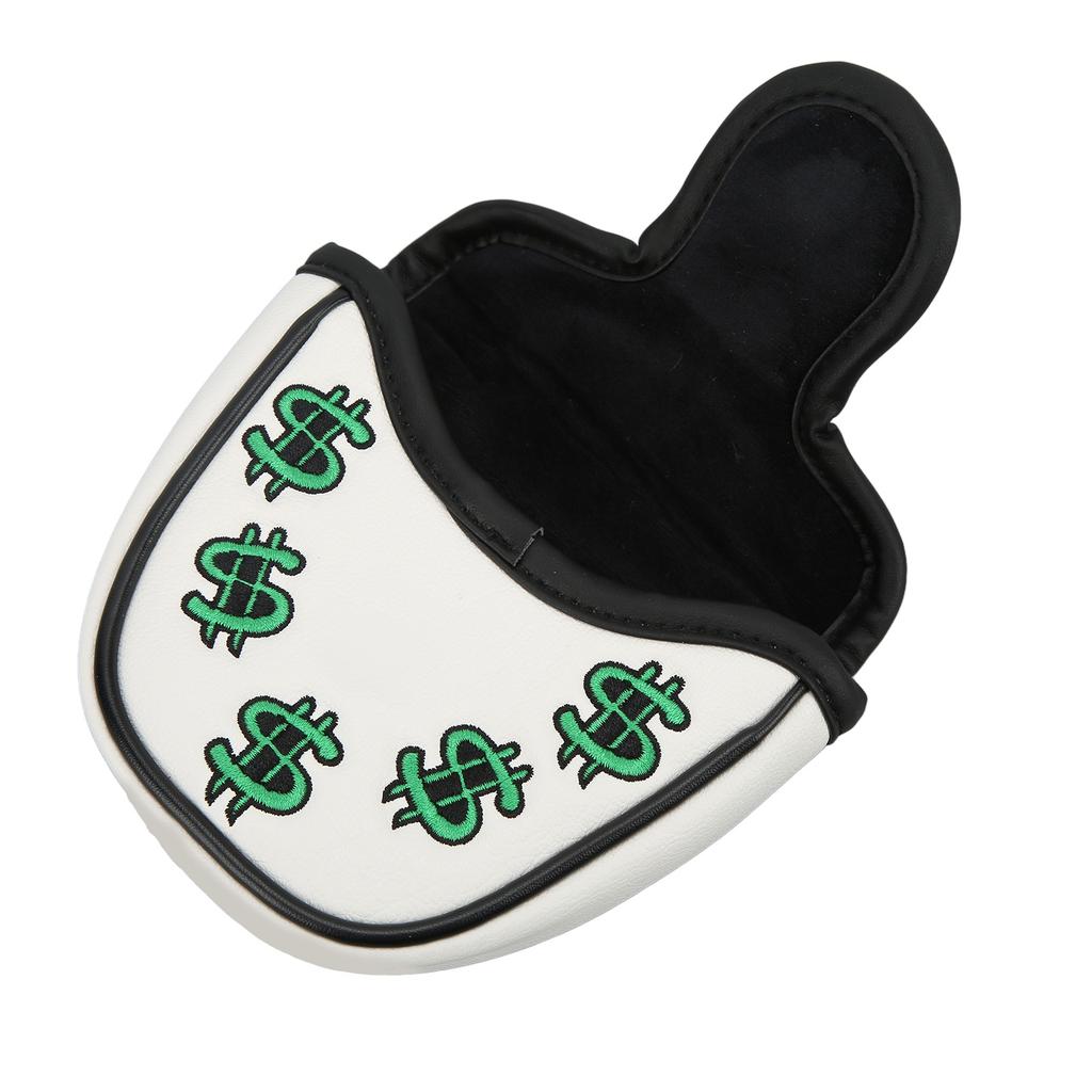 Putter Head Covers PU Leather Waterproof Sunscreen Putter Headcover      or with Magnetic Closure